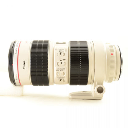 【中古】Canon EF 70-200mm f/2.8L IS USM ケース付き 望遠 ズーム カメラレンズ 交換レンズ キヤノン S/N:302227