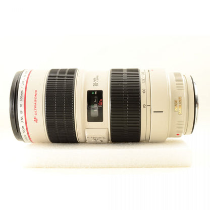 【中古】Canon EF 70-200mm f/2.8L IS USM ケース付き 望遠 ズーム カメラレンズ 交換レンズ キヤノン S/N:302227