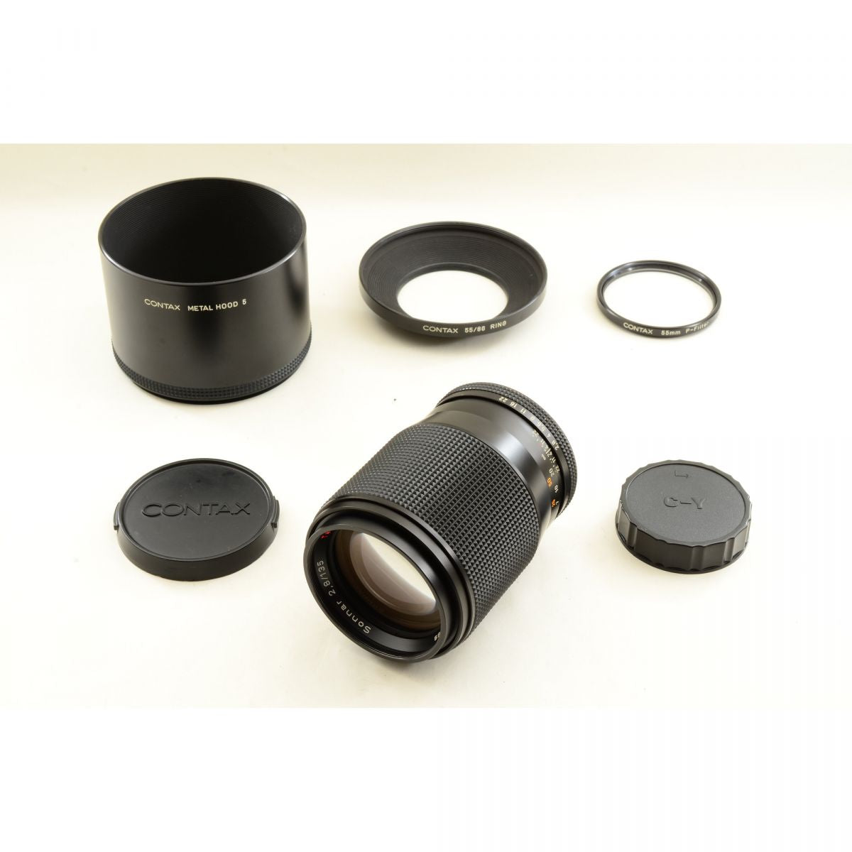 【中古】Contax Carl Zeiss Sonnar T* 135mm f/2.8 AEJ C/Y 望遠 単焦点 カメラレンズ コンタックス S/N:5851936