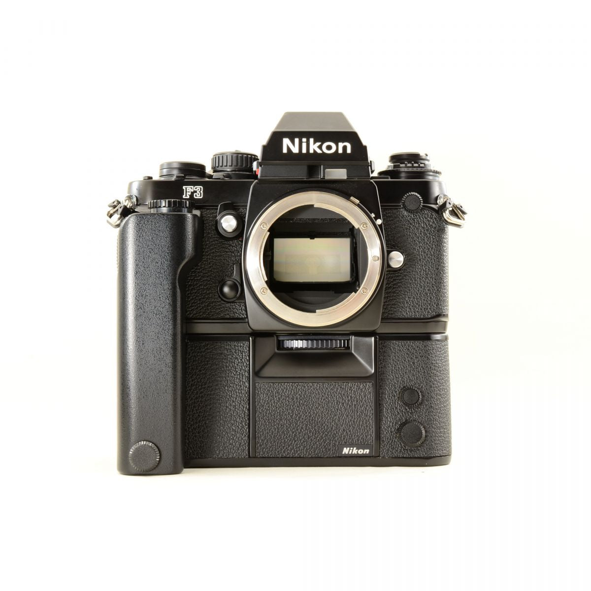 【中古】Nikon F3 アイレベル モータードライブ MD-4 付き 35mm 一眼レフ フィルムカメラ ニコン S/N:1918000