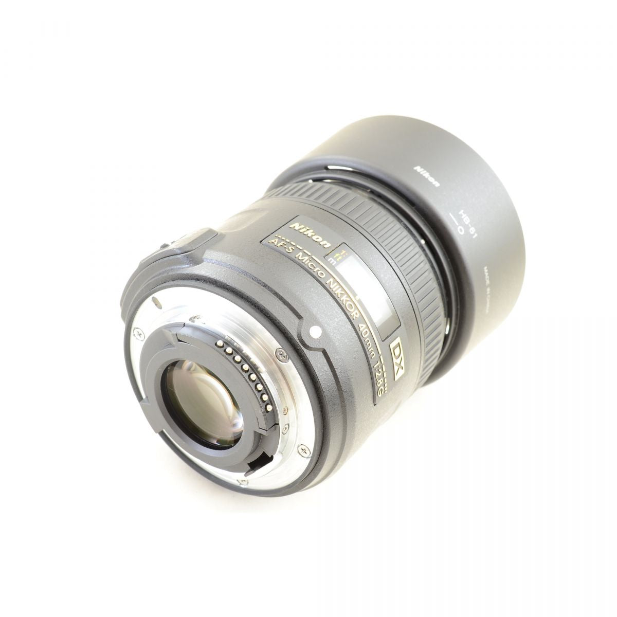 【中古】Nikon AF-S Micro NIKKOR 40mm f/2.8 G DX 元箱 フード付き 単焦点 カメラレンズ ニコン S/N:2005381