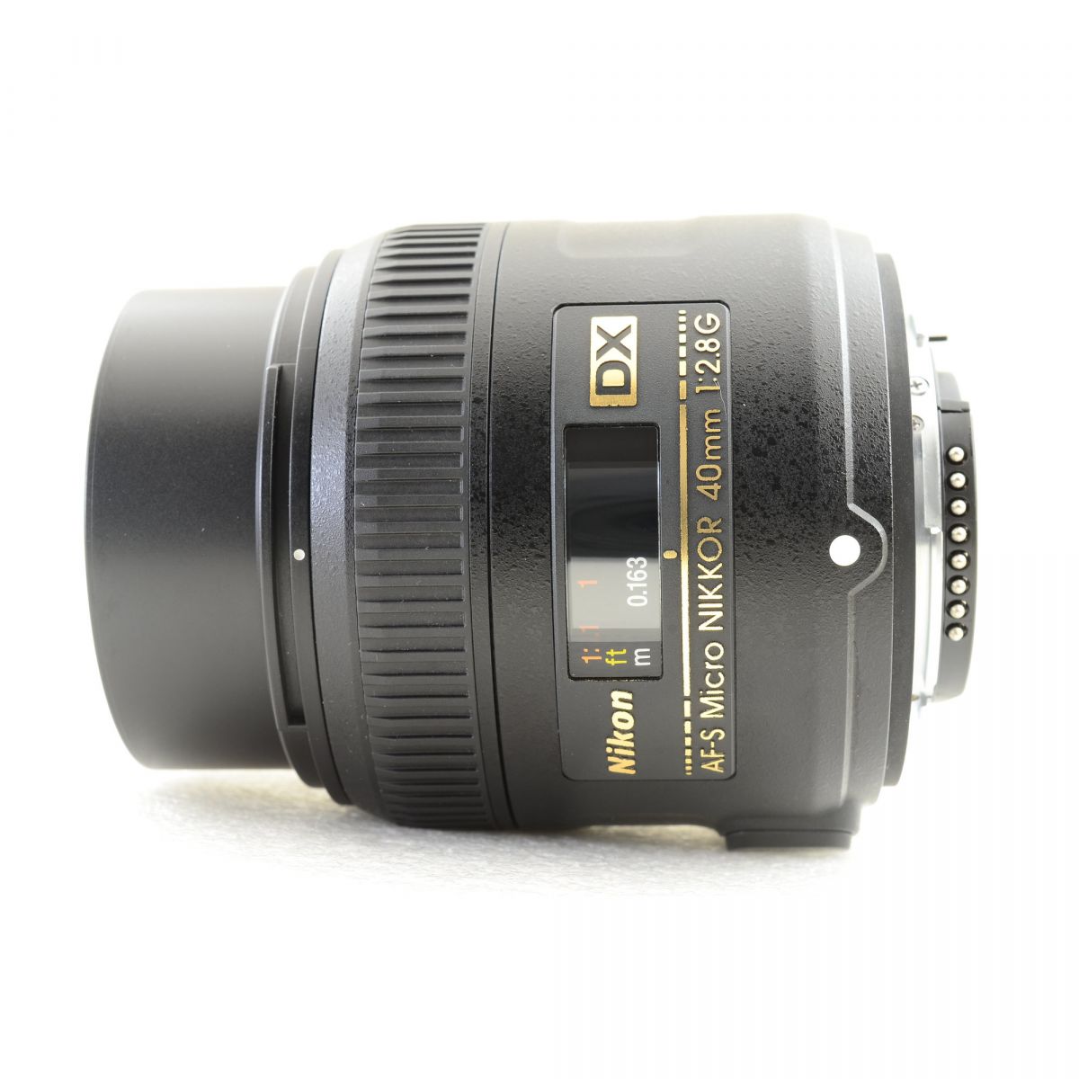 【中古】Nikon AF-S Micro NIKKOR 40mm f/2.8 G DX 元箱 フード付き 単焦点 カメラレンズ ニコン S/N:2005381