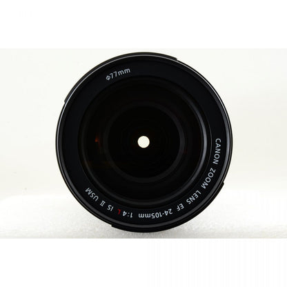 【中古】Canon EF 24-105mm f/4 L IS II USM フード付 標準 ズームレンズ キャノン S/N: 6723004584