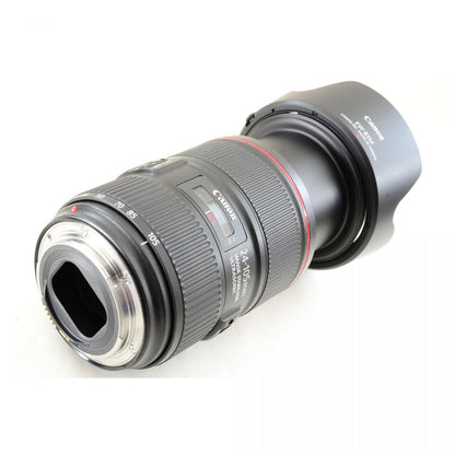 【中古】Canon EF 24-105mm f/4 L IS II USM フード付 標準 ズームレンズ キャノン S/N: 6723004584