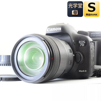 【中古】Canon EOS 7D Mark II デジタル一眼レフカメラ EF-S 18-135mm f/3.5-5.6 IS ズーム キヤノン セット S/N:321055000392