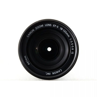 【中古】Canon EOS 60D 18.0MP DSLR Camera Black Canon EF-S 18-135mm f/3.5-5.6 IS Zoom Lens 360213408