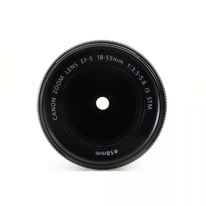 【中古】Canon EOS Kiss X8i デジタル一眼レフカメラ 18-55mm 55-250mm キヤノン セット S/N:041022000311