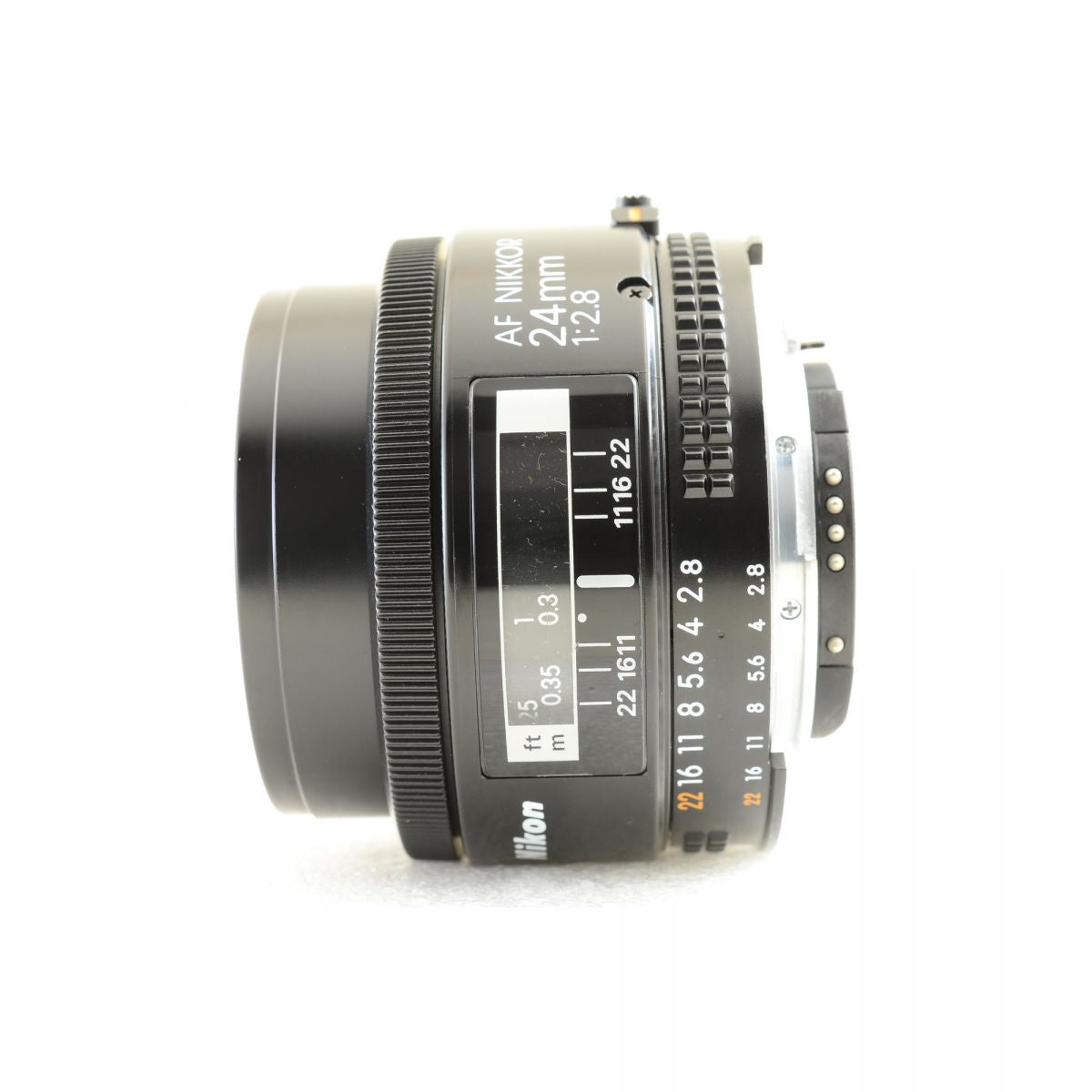 【中古】Nikon AF NIKKOR 24mm F2.8 広角 単焦点 カメラレンズ 交換レンズ ニコン S/N:200745