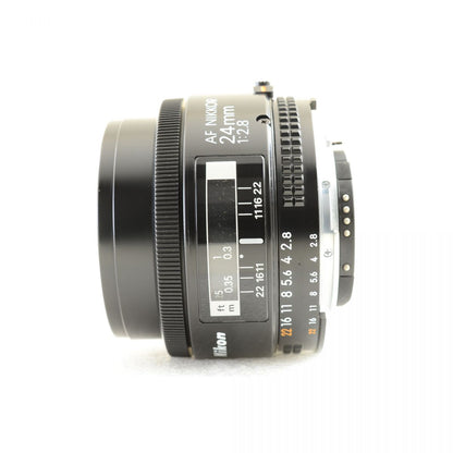 【中古】Nikon AF NIKKOR 24mm F2.8 広角 単焦点 カメラレンズ 交換レンズ ニコン S/N:200745