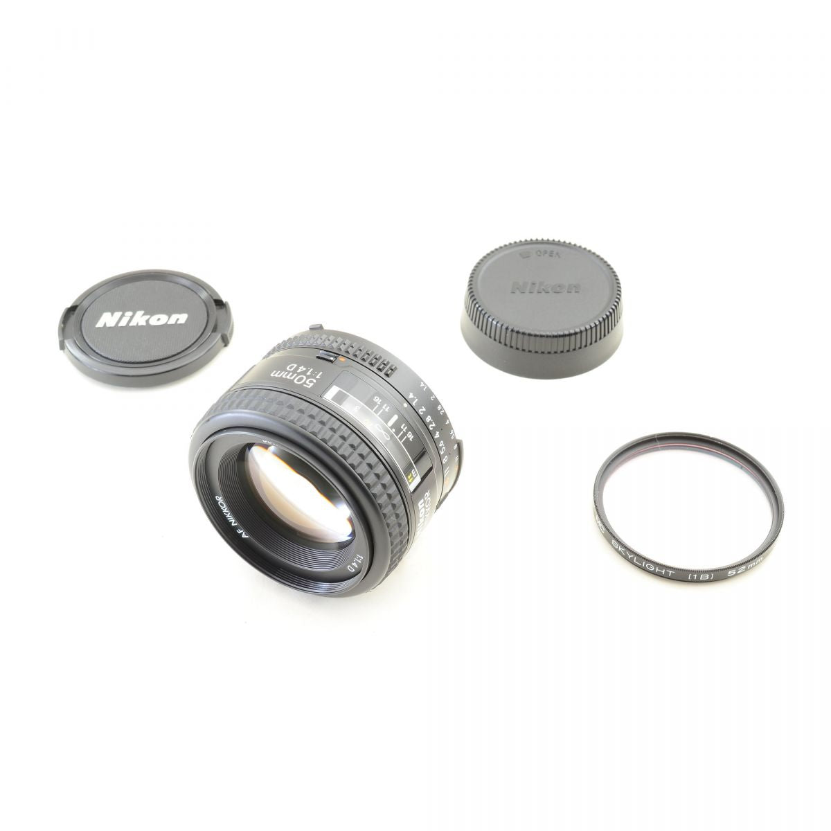 【中古】Nikon AF NIKKOR 50mm f/1.4 D 標準 単焦点レンズ ニコン S/N: 6131552