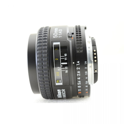 【中古】Nikon AF NIKKOR 50mm f/1.4 D 標準 単焦点レンズ ニコン S/N: 6131552