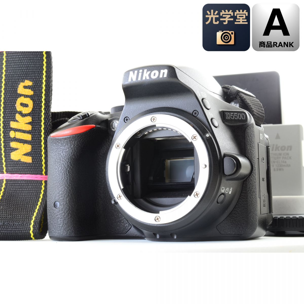 【中古】Nikon D5500 2420万画素 デジタル一眼レフカメラ デジタルカメラ ニコン S/N:2161163