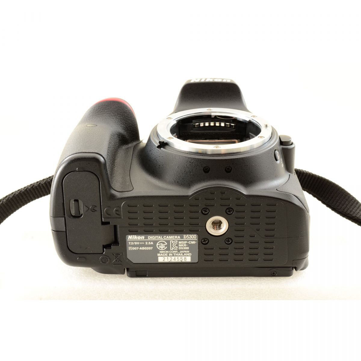 【中古】Nikon D5300 2416万画素 デジタル一眼レフカメラ ブラック ニコン S/N:2124558
