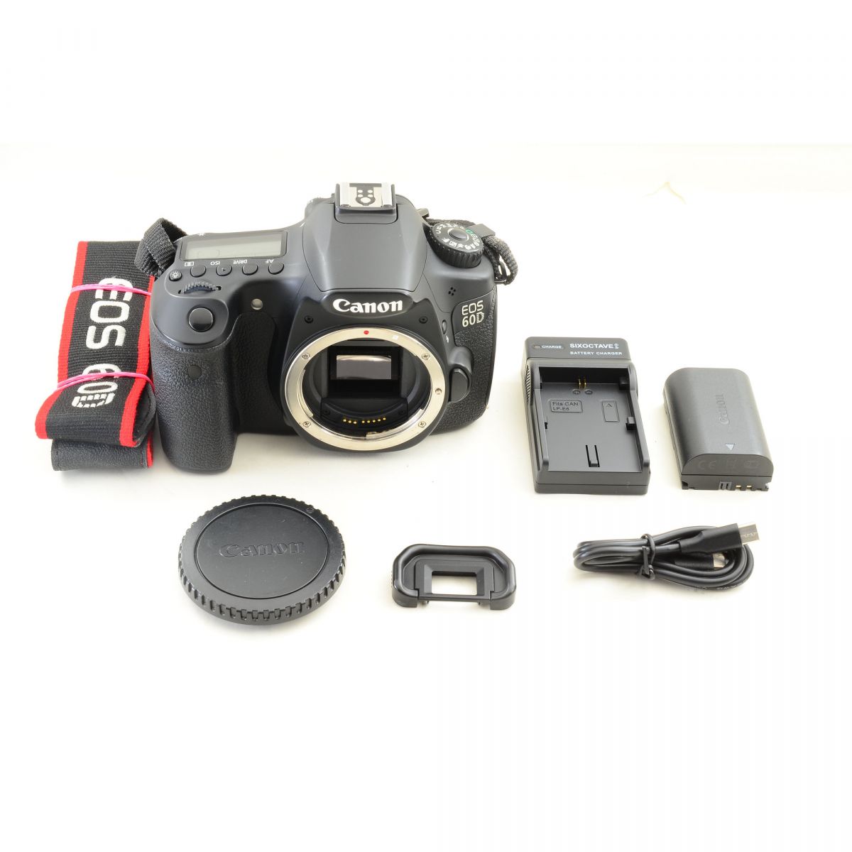 【中古】Canon EOS 60D 1800万画素 デジタル一眼レフカメラ ブラック キヤノン S/N:2111202599