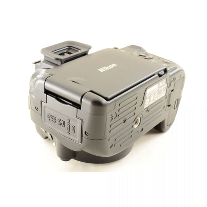 【中古】Nikon D5100 1620万画素 デジタル一眼レフカメラ ブラック ニコン S/N:2027256