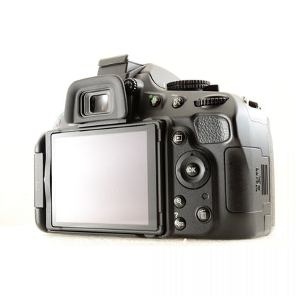 【中古】Nikon D5100 1620万画素 デジタル一眼レフカメラ ブラック ニコン S/N:2027256