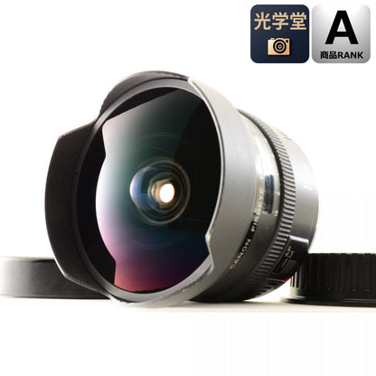 【中古】Canon EF 15mm F2.8 Fisheye 魚眼 広角 単焦点 カメラレンズ 交換レンズ キヤノン S/N:11118