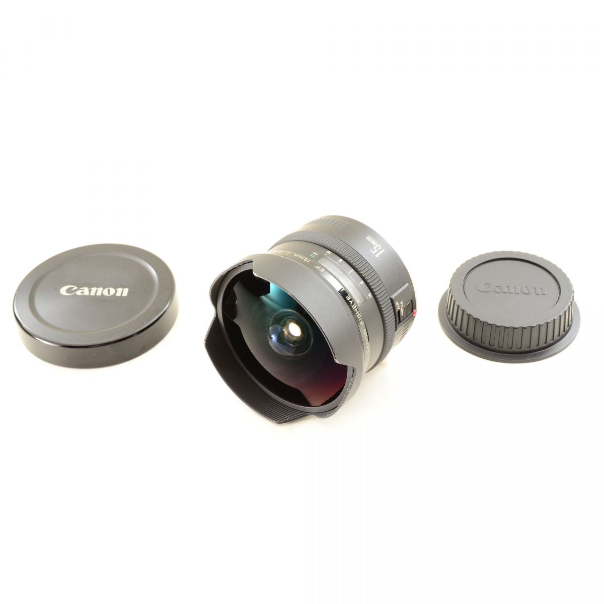 【中古】Canon EF 15mm F2.8 Fisheye 魚眼 広角 単焦点 カメラレンズ 交換レンズ キヤノン S/N:11118