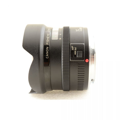 【中古】Canon EF 15mm F2.8 Fisheye 魚眼 広角 単焦点 カメラレンズ 交換レンズ キヤノン S/N:11118