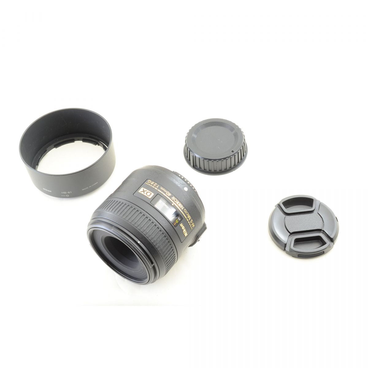 【中古】Nikon AF-S DX Micro NIKKOR 40mm F2.8 G 単焦点 カメラレンズ 交換レンズ 元箱 フード付き ニコン S/N:2013222