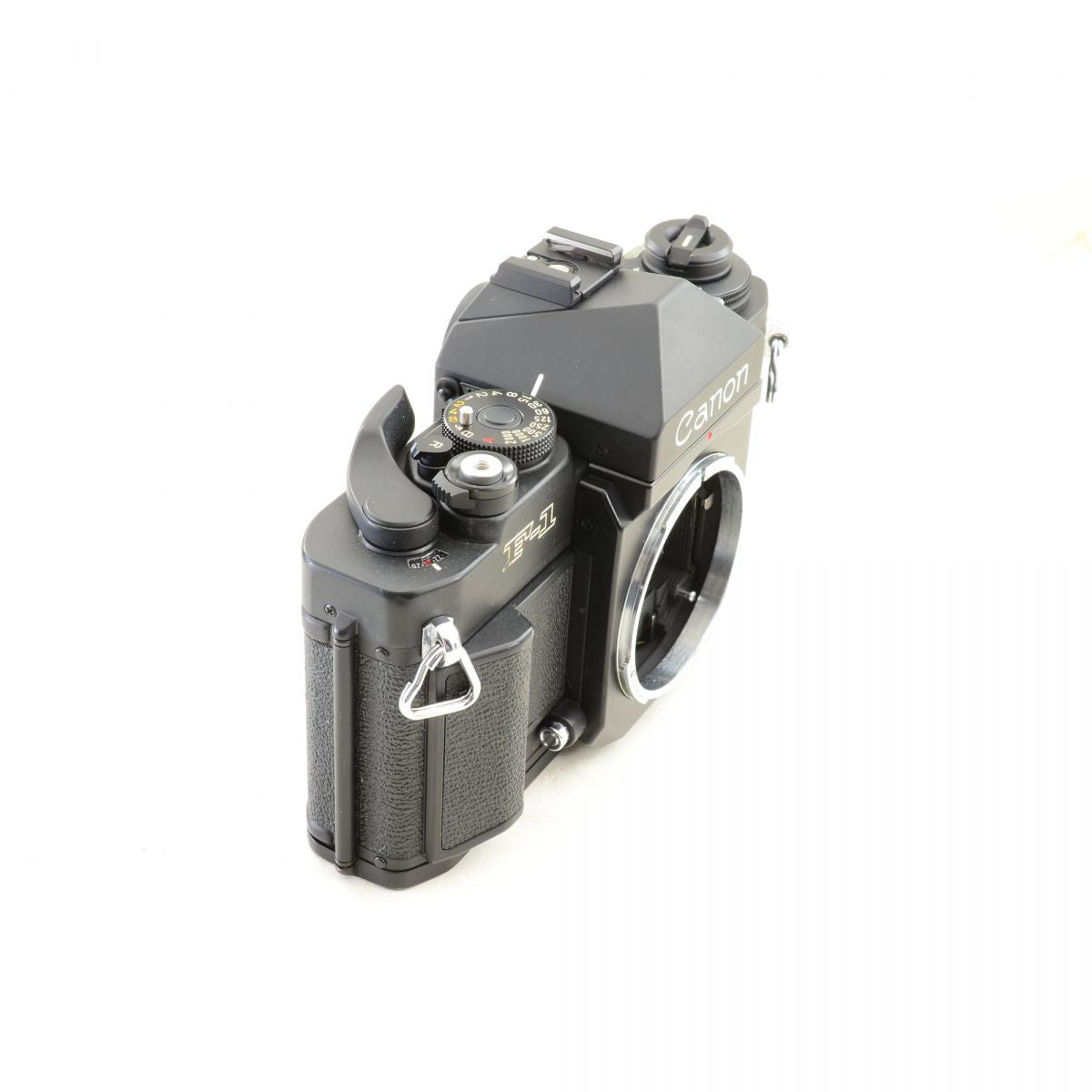 【中古】Canon New F-1 アイレベル フィルムカメラ ケース FD 28mm f/3.5 S.C. 単焦点 キヤノン セット S/N:172217