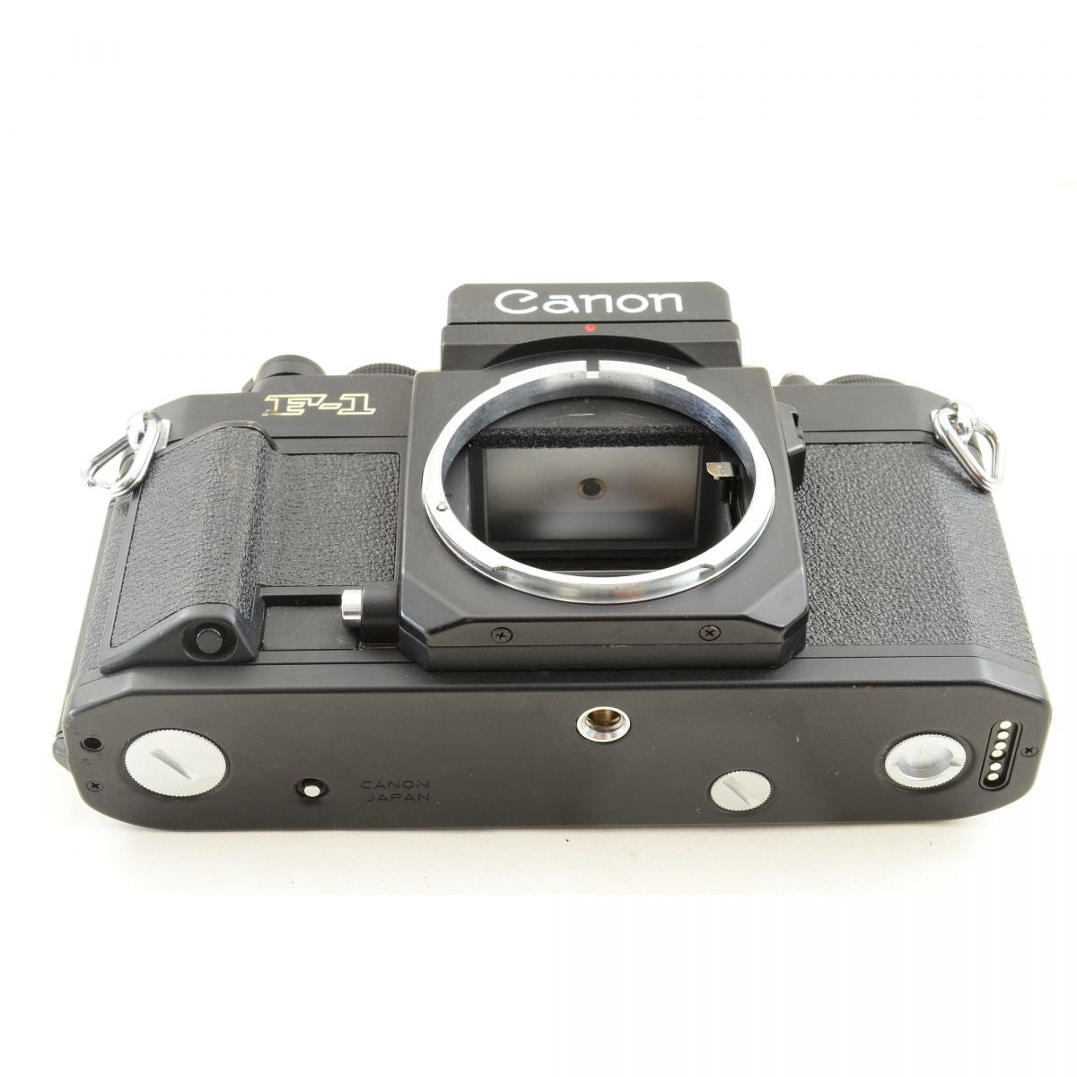 【中古】Canon New F-1 アイレベル フィルムカメラ ケース FD 28mm f/3.5 S.C. 単焦点 キヤノン セット S/N:172217