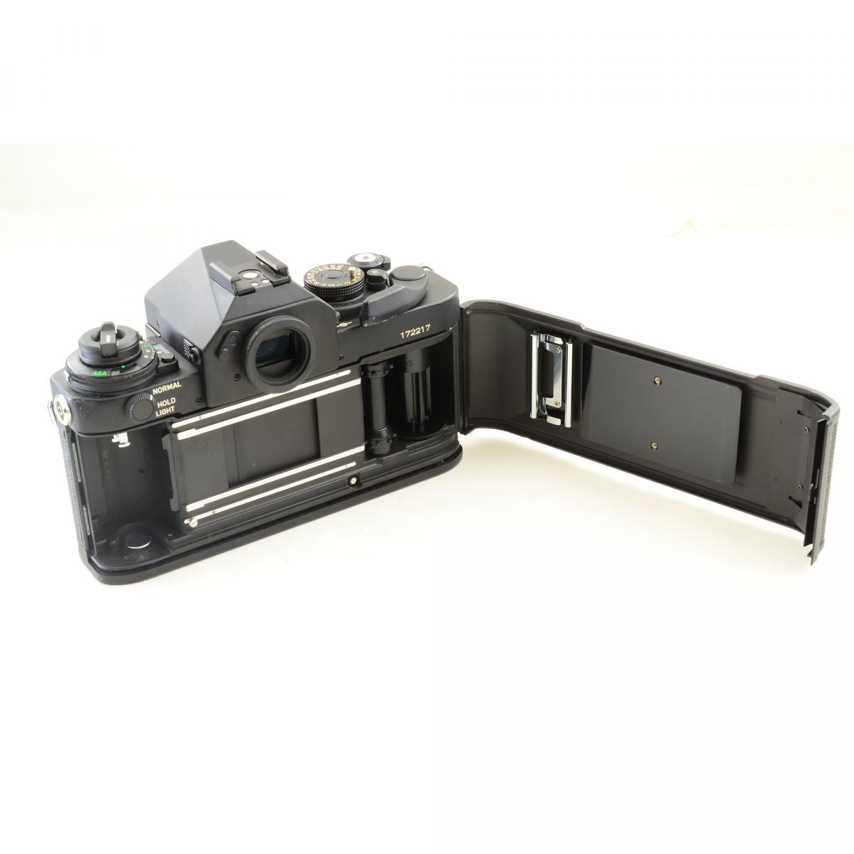 【中古】Canon New F-1 アイレベル フィルムカメラ ケース FD 28mm f/3.5 S.C. 単焦点 キヤノン セット S/N:172217