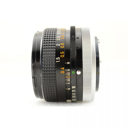 【中古】Canon New F-1 アイレベル フィルムカメラ ケース FD 28mm f/3.5 S.C. 単焦点 キヤノン セット S/N:172217
