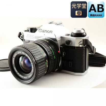 【中古】Canon AE-1 Program シルバー 一眼レフ フィルムカメラ New FD 35-70mm レンズ セット S/N:3037685