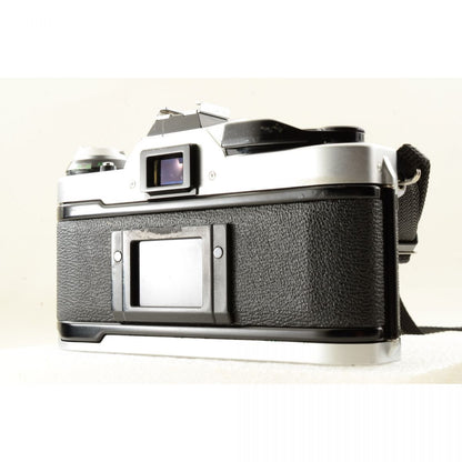 【中古】Canon AE-1 Program シルバー 一眼レフ フィルムカメラ New FD 35-70mm レンズ セット S/N:3037685