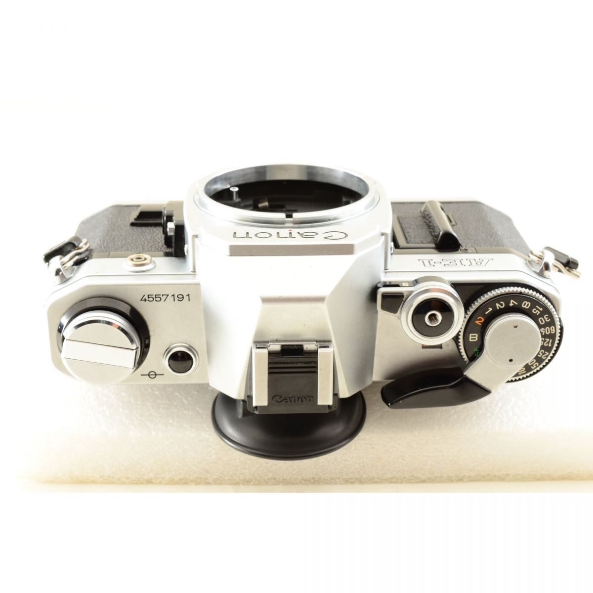 【中古】Canon AE-1 シルバー 35mm 一眼レフ フィルムカメラ キヤノン S/N:4557191