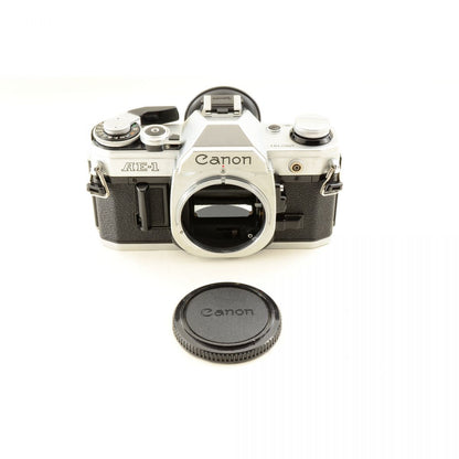 【中古】Canon AE-1 シルバー 35mm 一眼レフ フィルムカメラ キヤノン S/N:4557191
