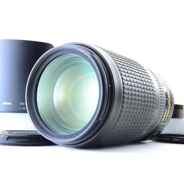 【中古】Nikon AF-S Zoom Nikkor 70-300mm f/4.5-5.6G ED IF VR ズーム フード付き カメラレンズ 交換レンズ ニコン S/N:2168401