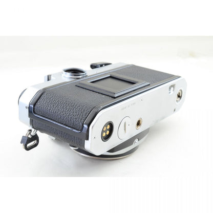 【中古】Nikon New FM2 後期 シルバー 35mm フィルムカメラ Ai-S 35mm f/2.8 レンズ セット S/N:8220491