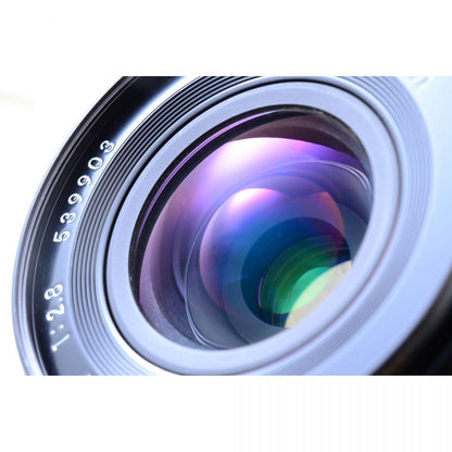 【中古】Nikon New FM2 後期 シルバー 35mm フィルムカメラ Ai-S 35mm f/2.8 レンズ セット S/N:8220491
