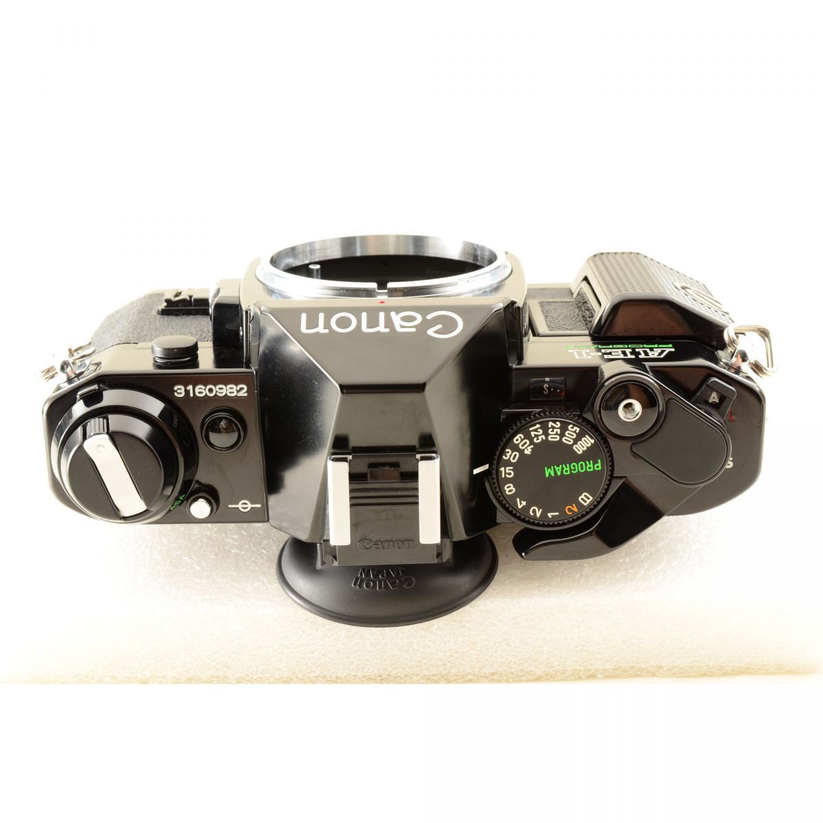 【中古】Canon AE-1 Program ブラック 35mm 一眼レフ フィルムカメラ キヤノン S/N:360982