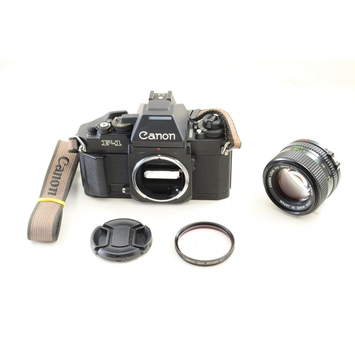 【中古】Canon New F-1 アイレベル New FD 50mm f/1.4 フィルムカメラ 50mm F1.4 単焦点レンズ キャノン S/N: 234834