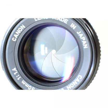 【中古】Canon New F-1 アイレベル New FD 50mm f/1.4 フィルムカメラ 50mm F1.4 単焦点レンズ キャノン S/N: 234834