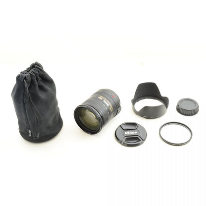 【中古】Nikon AF-S DX NIKKOR 18-200mm f/3.5-5.6G ED VR フード付 高倍率 ズームレンズ ニコン S/N: 2626285