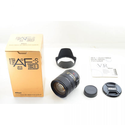 【中古】Nikon AF-S VR Zoom-Nikkor 24-120mm f/3.5-5.6G IF-ED 標準 ズームレンズ ニコン S/N: 301318