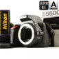 【中古】Nikon D5500 24.2MP デジタル一眼レフカメラ ブラック ニコン S/N:2006140