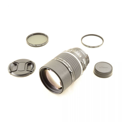 【中古】Nikon AF DC-NIKKOR 135mm F2 単焦点 カメラレンズ 交換レンズ ニコン S/N:206634