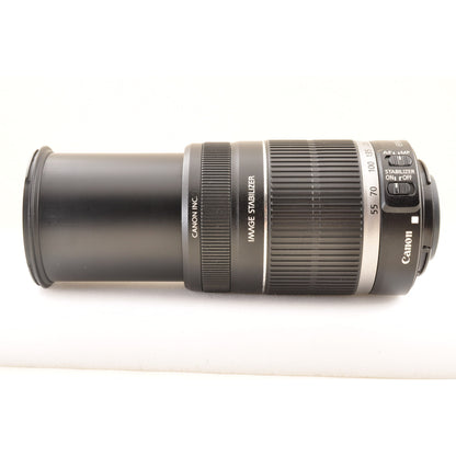 Canon EF-S 55-250mm f4-5.6 IS 望遠 ズーム Canon EF-Sマウント用 カメラレンズ 交換レンズ キャノン