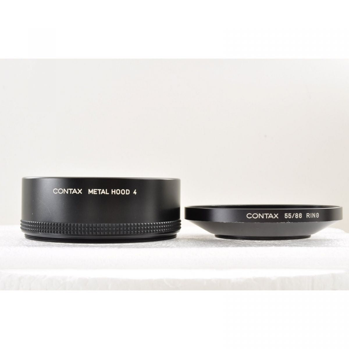 【中古】CONTAX メタルフード 4,  55/86 アダプターリング カメラアクセサリー