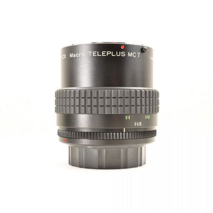 【中古】Kenko 2X Cx Macro Teleplus MC7 Y/Cマウント ヤシカ コンタックス用  マクロ コンバーターレンズ