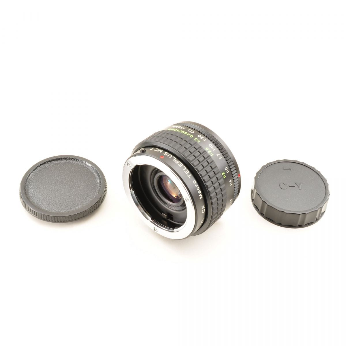 【中古】Kenko 2X Cx Macro Teleplus MC7 Y/Cマウント ヤシカ コンタックス用  マクロ コンバーターレンズ