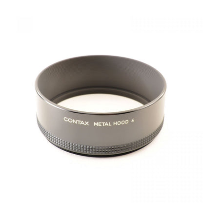 【中古】CONTAX メタルフード 4 カメラレンズ アクセサリー , 元箱付き