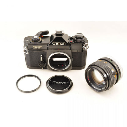 【中古】Canon EF 一眼レフ フィルムカメラ FD 50mm f/1.4 S.S.C. キヤノン セット S/N:317871