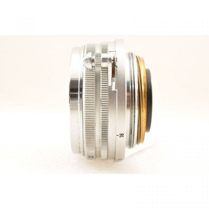 【中古】Canon 28mm f2.8 LTM L39 ライカ スクリューマウント MF カメラレンズ 交換レンズ キャノン , ケース付き