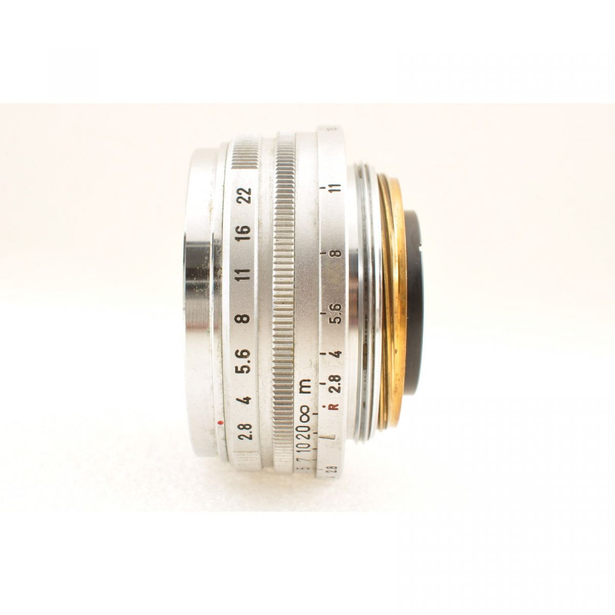 【中古】Canon 28mm f2.8 LTM L39 ライカ スクリューマウント MF カメラレンズ 交換レンズ キャノン , ケース付き